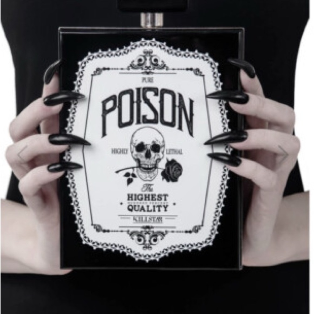 Killstar Poison Flask with Skull Design
